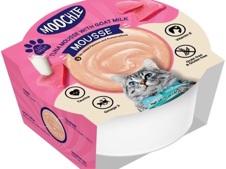 31% OFF: Moochie Tuna Mousse With Goat Milk Grain-Free Liquid Cat Treat 85g Online Hot Sale