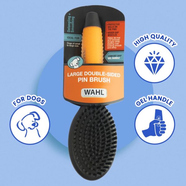 Wahl Large Double-Sided Pin Dog Brush For Sale