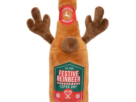 15% OFF: FuzzYard Christmas Festive Reinbeer Plush Dog Toy Supply