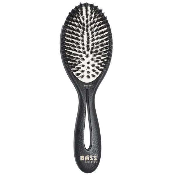 Bass Brushes Bio-Flex Shine Hair Brush For Cats & Dogs (Black) on Sale