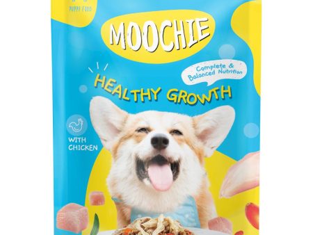 31% OFF: Moochie Healthy Growth Chicken Puppy Pouch Dog Food 85g x 12 Online