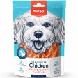 3 FOR $10.50: Wanpy Oven-Roasted Chicken Jerky & Carrot Twisted Dog Treats 100g Online now