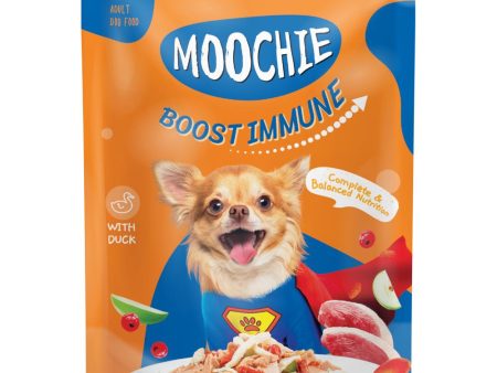 31% OFF: Moochie Boost Immune Duck Grain-Free Adult Pouch Dog Food 85g x 12 Discount