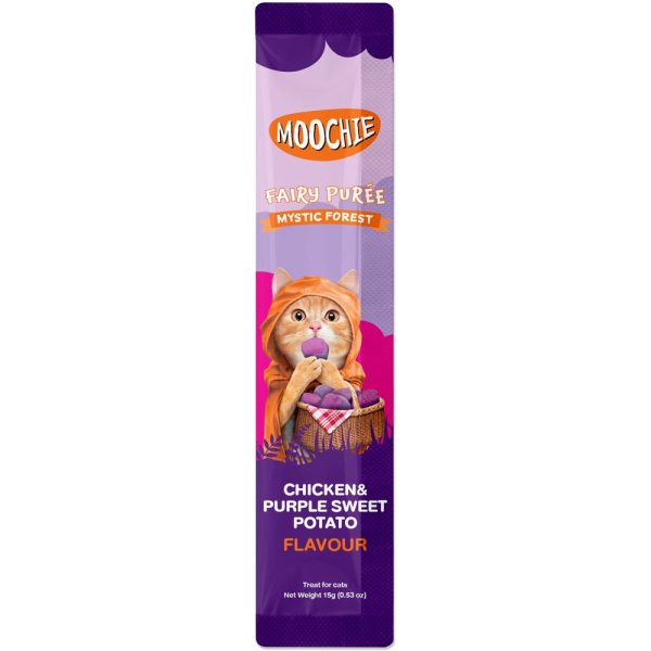 30% OFF: Moochie Fairy Puree Chicken & Purple Sweet Potato Liquid Cat Treats Online