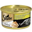 $10 OFF 24 cans: Sheba Succulent Chicken Breast With Salmon Adult Canned Cat Food 85g x 24 Sale