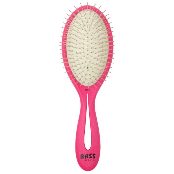 Bass Brushes Bio-Flex Style & Detangle Hair Brush For Cats & Dogs (Pink) Discount