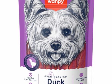 3 FOR $10.50: Wanpy Oven-Roasted Duck Jerky Dog Treats 100g Hot on Sale