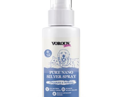 30% OFF: Vorous Pure Nano Silver Spray For Cats & Dogs 60ml Hot on Sale