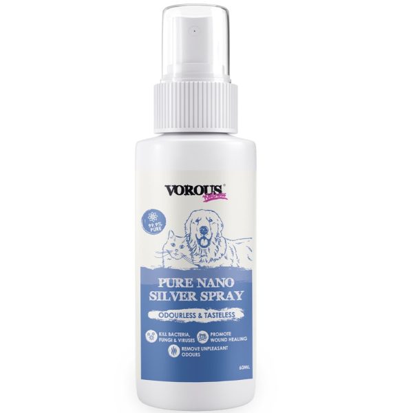 30% OFF: Vorous Pure Nano Silver Spray For Cats & Dogs 60ml Hot on Sale