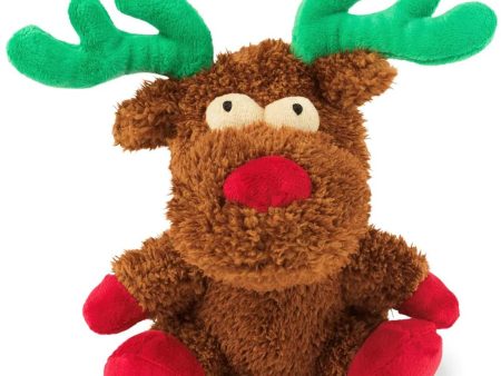 15% OFF: FuzzYard Rocky The Christmas Reindeer Plush Dog Toy (Small) For Discount