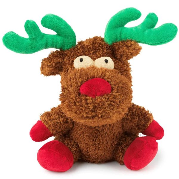 15% OFF: FuzzYard Rocky The Christmas Reindeer Plush Dog Toy (Small) For Discount