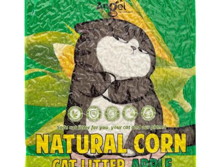 2 FOR $15: Angel Natural Corn Apple Cat Litter 6L Supply