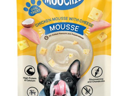 31% OFF: Moochie Chicken Mousse With Cheese Grain-Free Liquid Dog Treat 70g For Discount