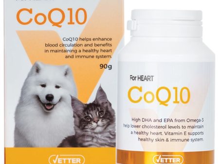 $8 OFF  BUNDLE DEAL: Vetter CoQ10 Heart Supplement for Pets 90g Supply