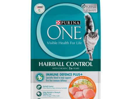 10% OFF BUNDLE DEAL : Purina One Adult Hairball Control with Chicken Dry Cat Food 1.2kg (Exp 28Oct24) Sale