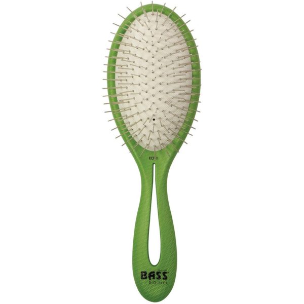 Bass Brushes Bio-Flex Style & Detangle Hair Brush For Cats & Dogs (Green) Online