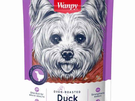 3 FOR $10.50: Wanpy Oven-Roasted Duck Sausages Dog Treats 100g Online Hot Sale