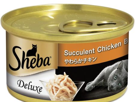 $10 OFF 24 cans: Sheba Succulent Chicken Breast Adult Canned Cat Food 85g x 24 Online