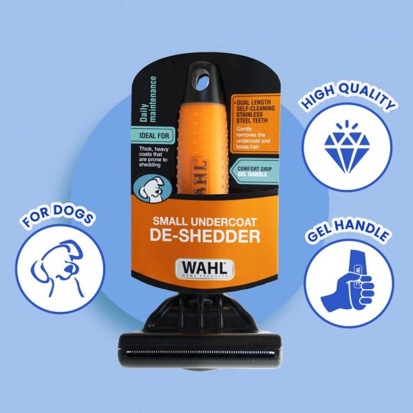 Wahl Under Coat Small De-Shedder Dog Brush Supply