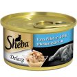 $10 OFF 24 cans: Sheba Tuna Fillet In Jelly Adult Canned Cat Food 85g x 24 Supply