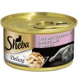 $10 OFF 24 cans: Sheba Tuna & Salmon In Gravy Adult Canned Cat Food 85g x 24 on Sale