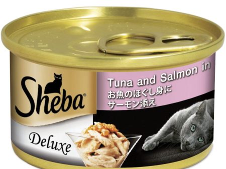 $10 OFF 24 cans: Sheba Tuna & Salmon In Gravy Adult Canned Cat Food 85g x 24 on Sale