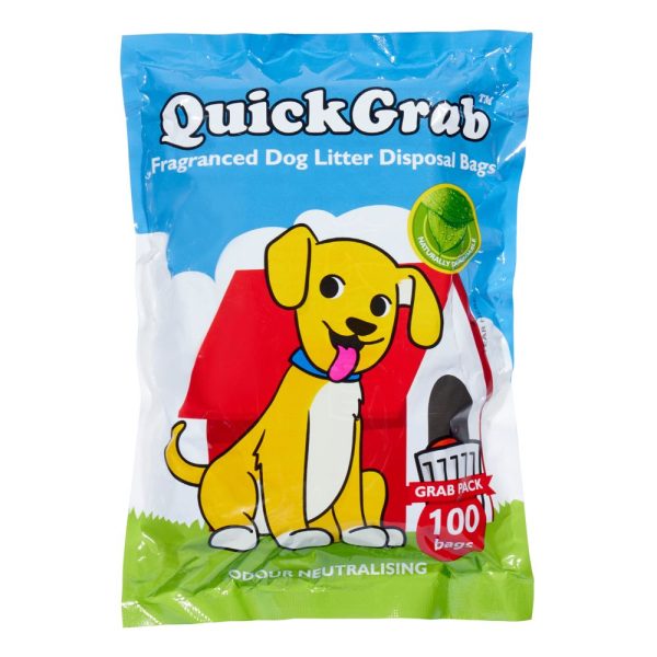 TRIAL SPECIAL (1 per order):  QuickGrab Fragranced Dog Litter Disposal Bags 10ct Supply