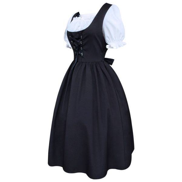 Bow contrast color costume Online