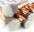 11 sets of marble makeup brush Online now