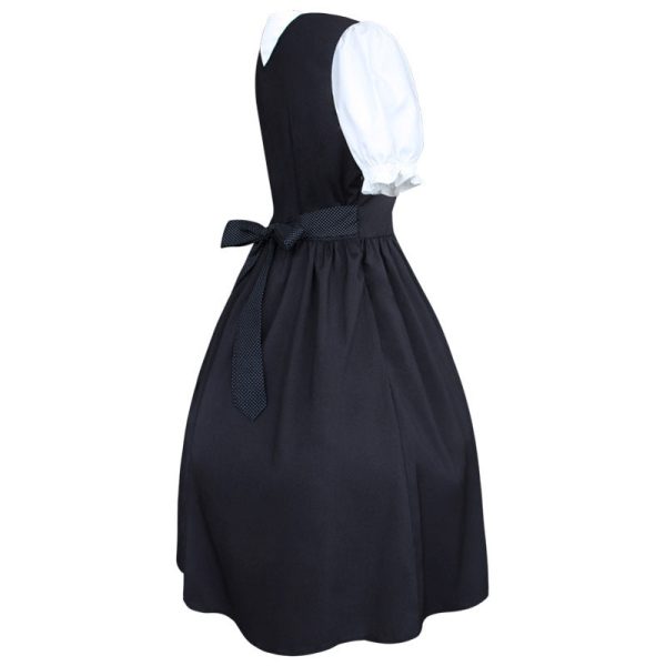 Bow contrast color costume Online