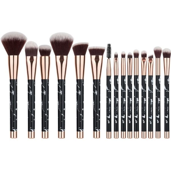 11 sets of marble makeup brush Online now