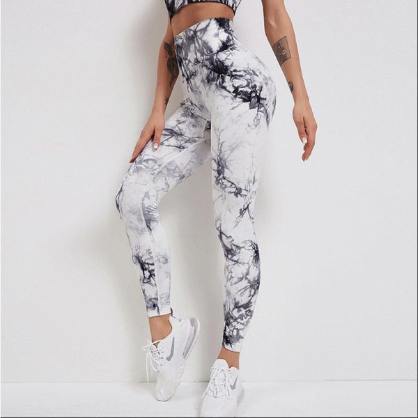 Tie-Dye Yoga Wear Women S Fashion