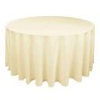 Tablecloth Ivory Round 132  Discount