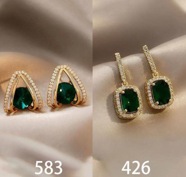 Women s Square Earrings Long For Sale