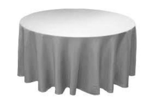 Tablecloth Light Rose Beige Round 120  on Sale