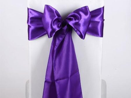 Violet Satin Sash Online Sale