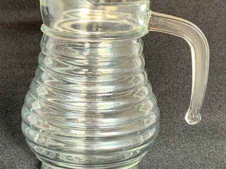 Wavy Glass Pitcher Online now