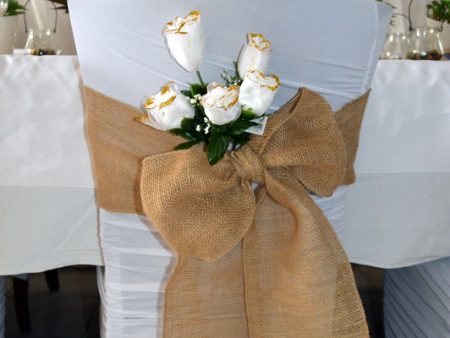 Burlap Sash For Sale