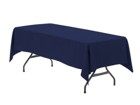 Tablecloth Navy Rectangular 60 x120  For Cheap