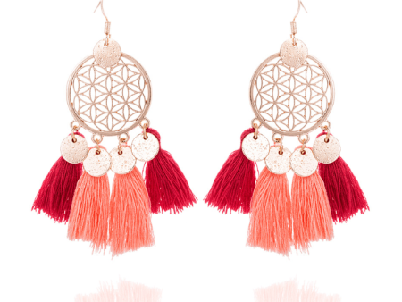 Tassel Earrings Dreamcatcher Online Sale