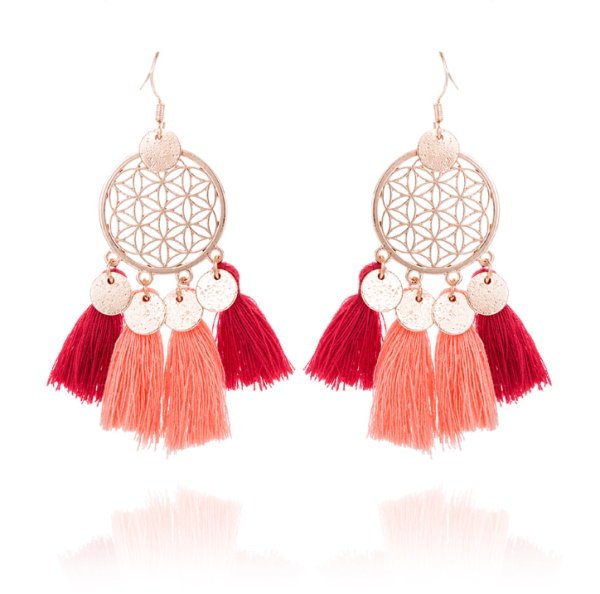 Tassel Earrings Dreamcatcher Online Sale