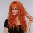 Women s Fashion Halloween Wig Orange Online Sale