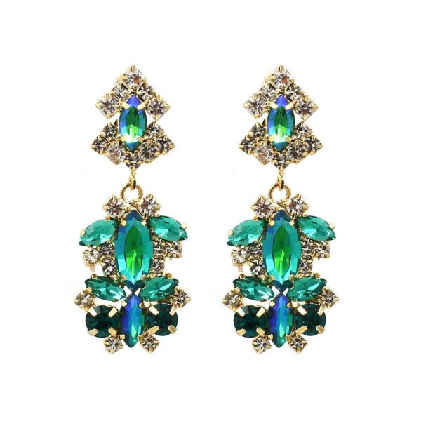 Bohemian diamond earrings with For Discount