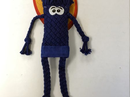 Knotty Doggie Woven Rope Man - Blue Online Sale