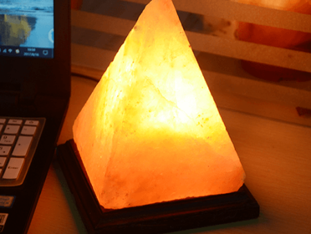 Wooden Base Himalayan Crystal Hot on Sale