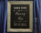 Vows Here Sign For Sale