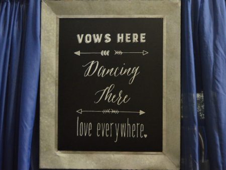 Vows Here Sign For Sale