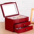 Wooden Jewelry Box with Mirror Discount