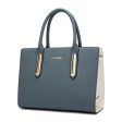 Fashion Contrast Leather Handbag | Sleek and Stylish Accessory for Modern Women | Ideal for Everyday Use or Special Events | Elevate Your Look Effortlessly - CHIQUE TRENDS For Cheap