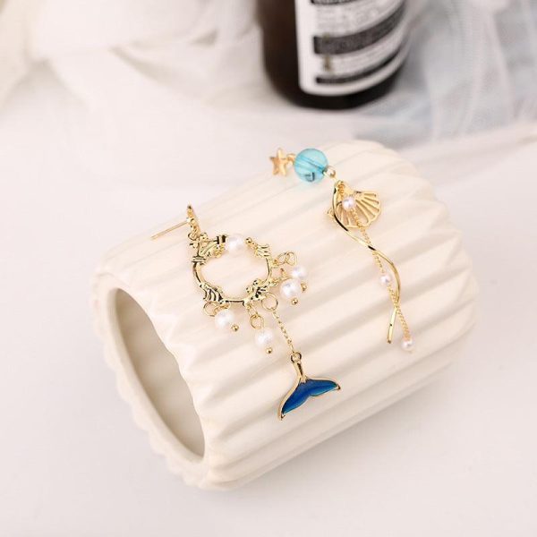 Small Asymmetric Earrings Girl Online Hot Sale